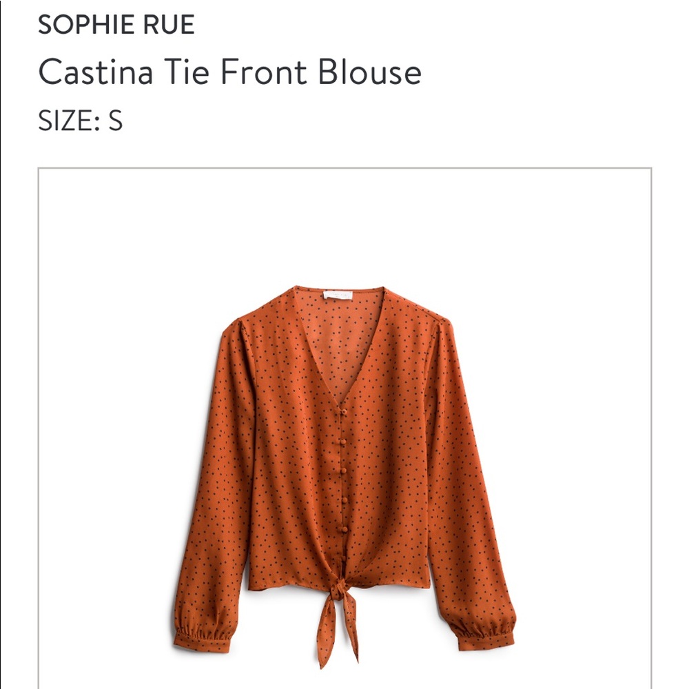 Stitch Fix - Tie Front Blouse